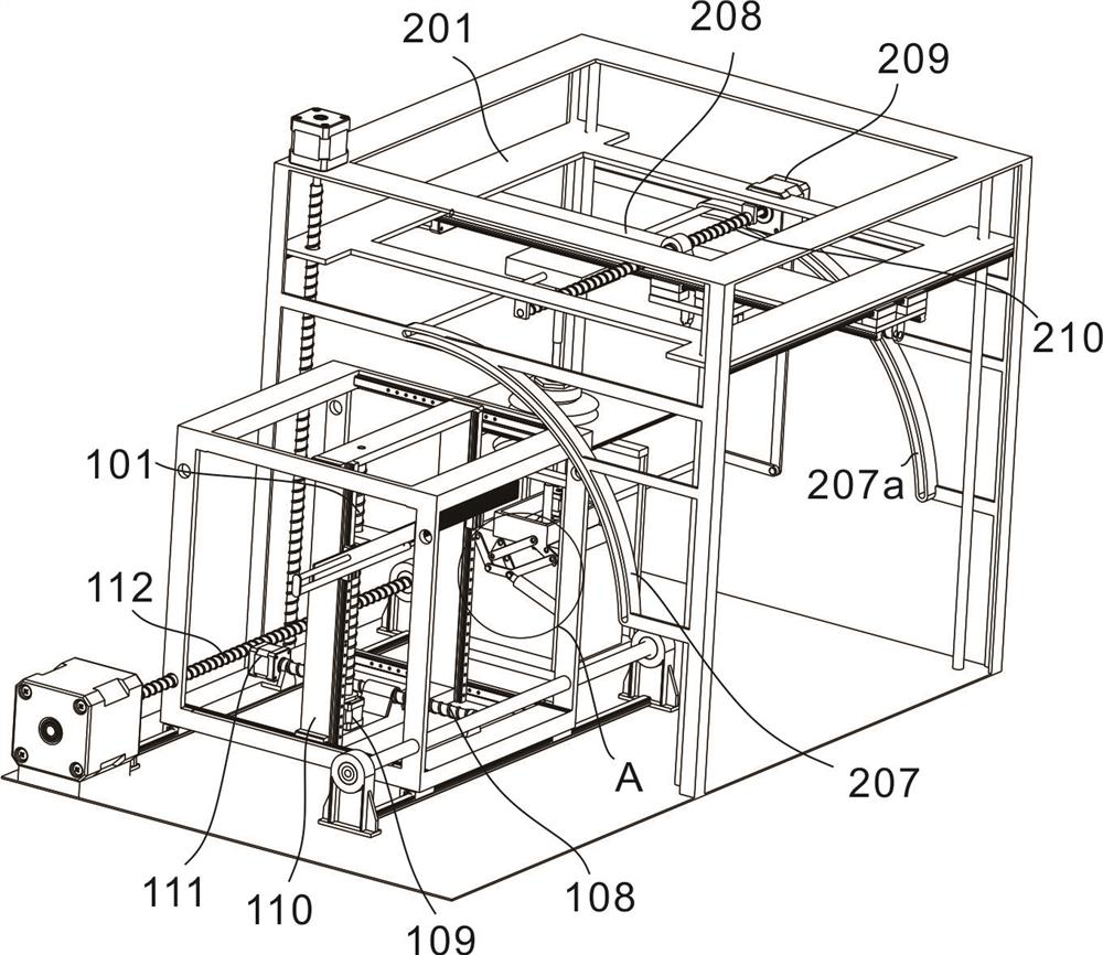 Vacuum glass rotary sealing processing device