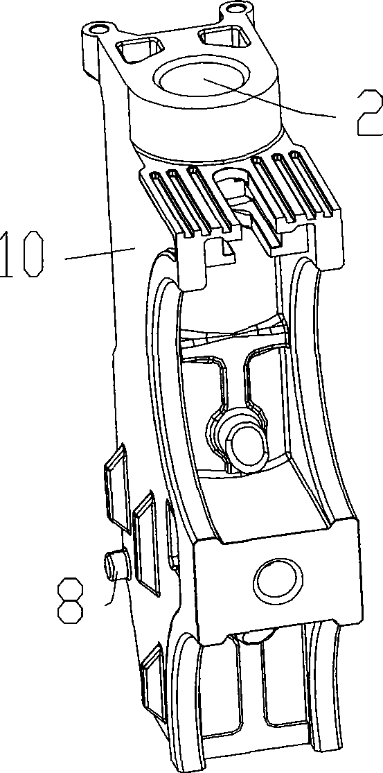 Method for processing bearing support