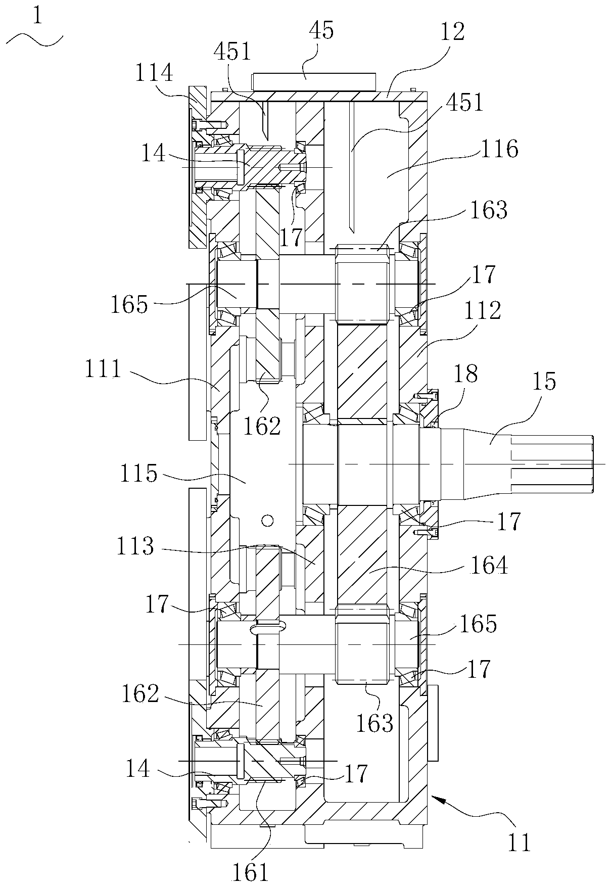 Driving device and injection molding machine with the driving device