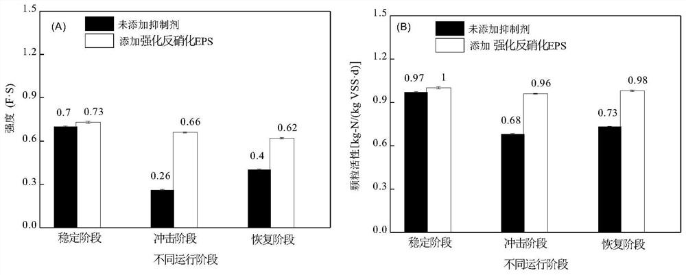 A method for improving the pH impact resistance of anaerobic ammonia oxidation particles