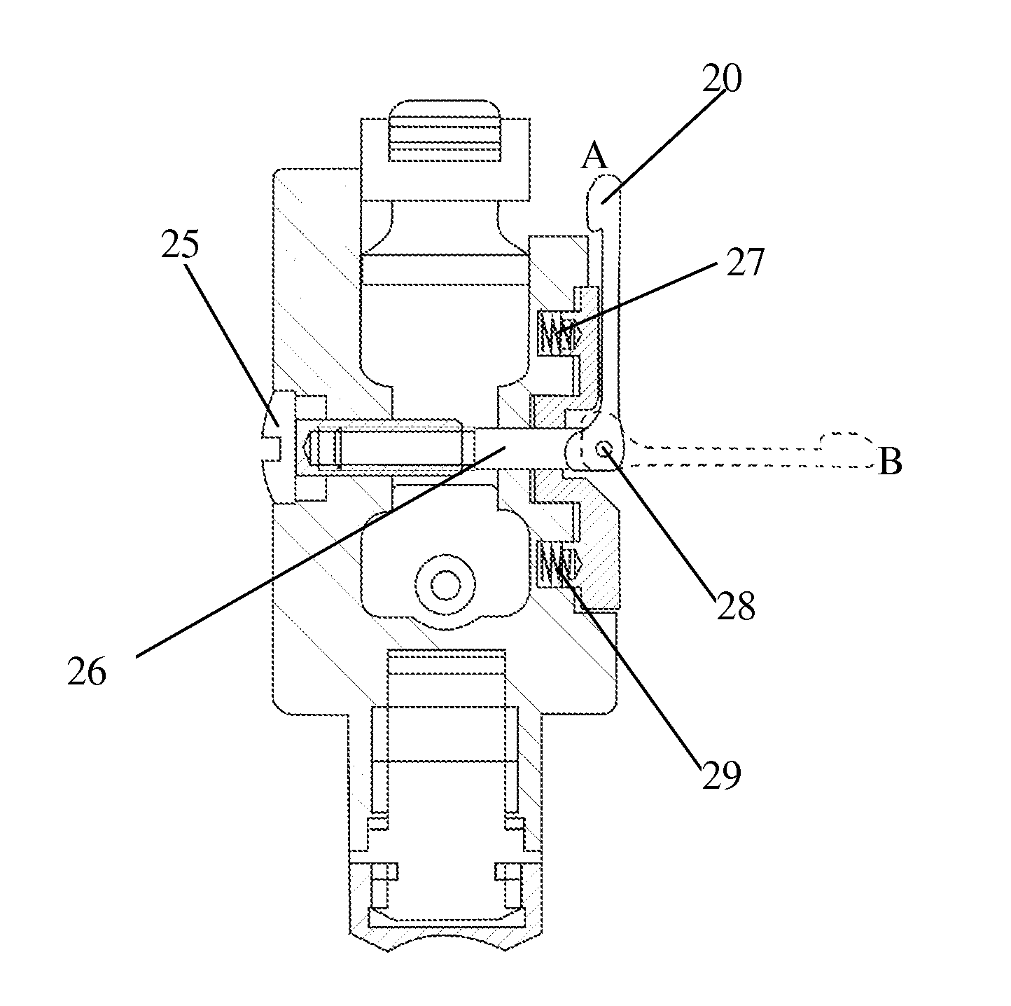 LED light laser sighting device