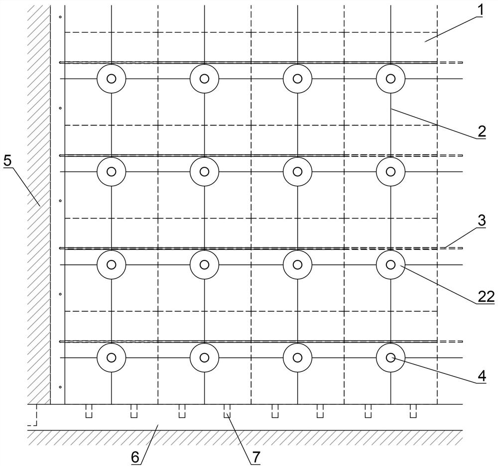 Fabricated energy-saving building wall and mounting method