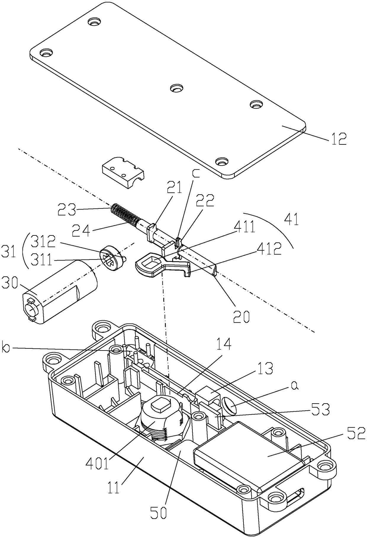 Manual/automatic key cylinder structure and manual/automatic suitcase lock and safe suitcase