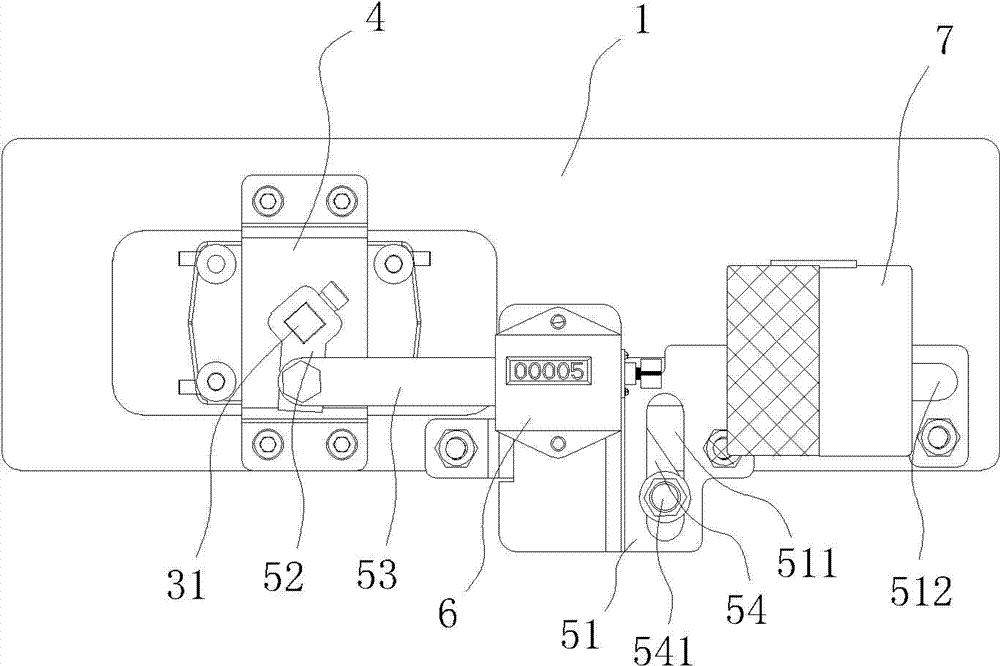 Counter transmission mechanism