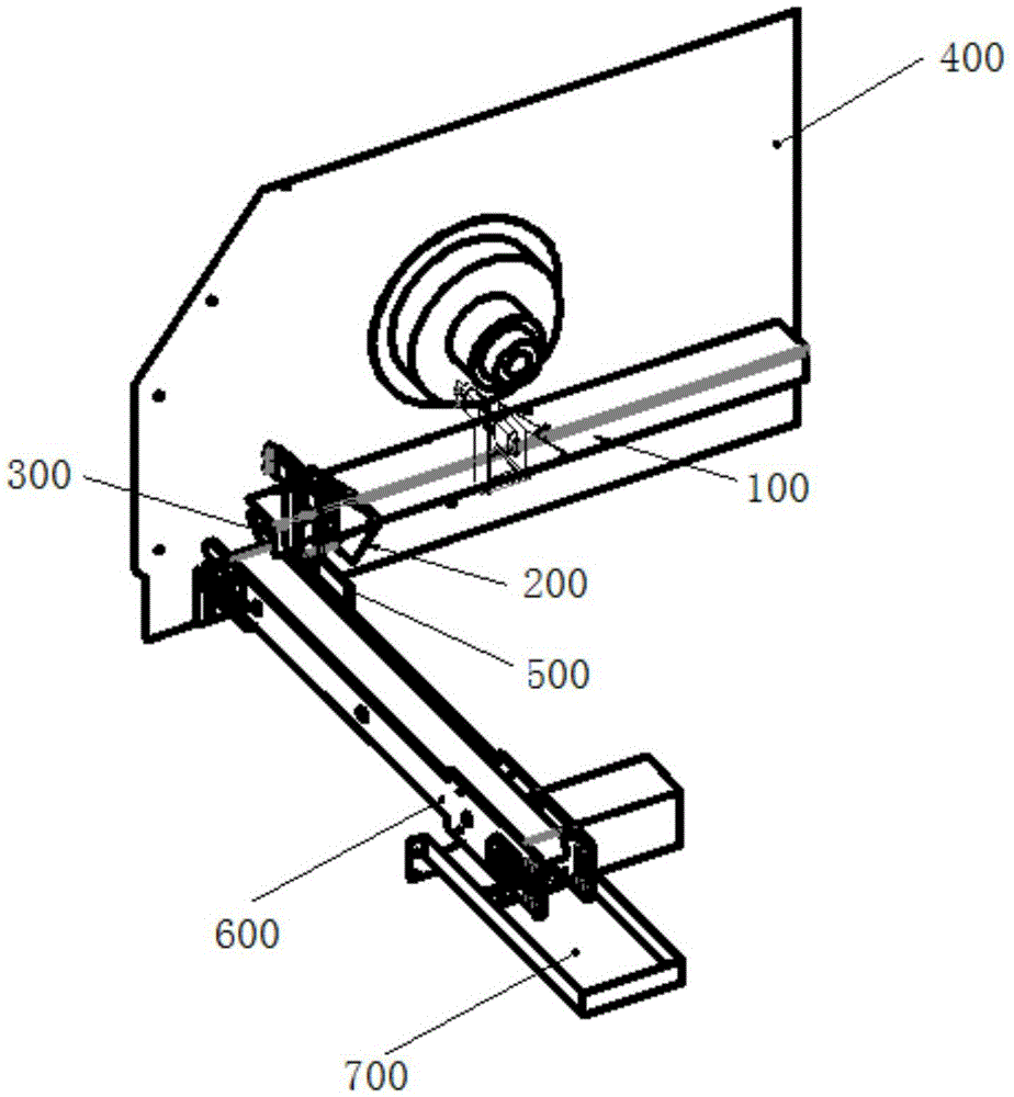 Automatic receiving device of numerical control lathe