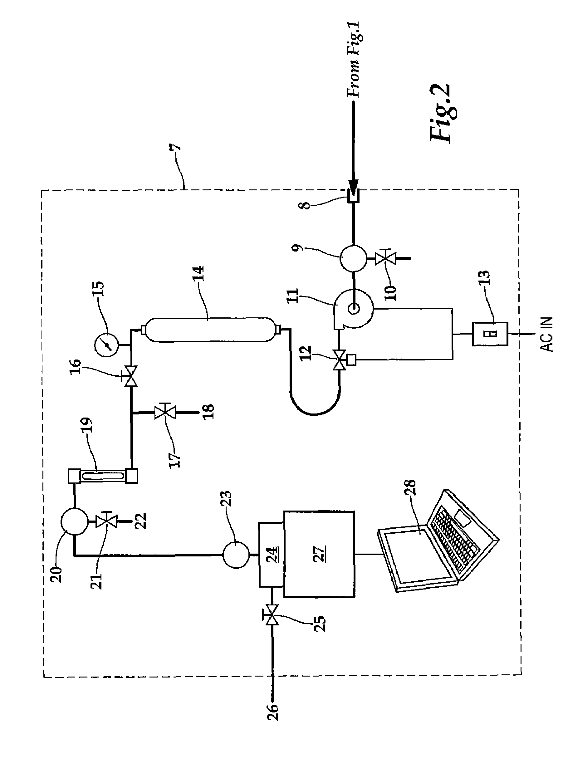 Mobile vacuum sampling system