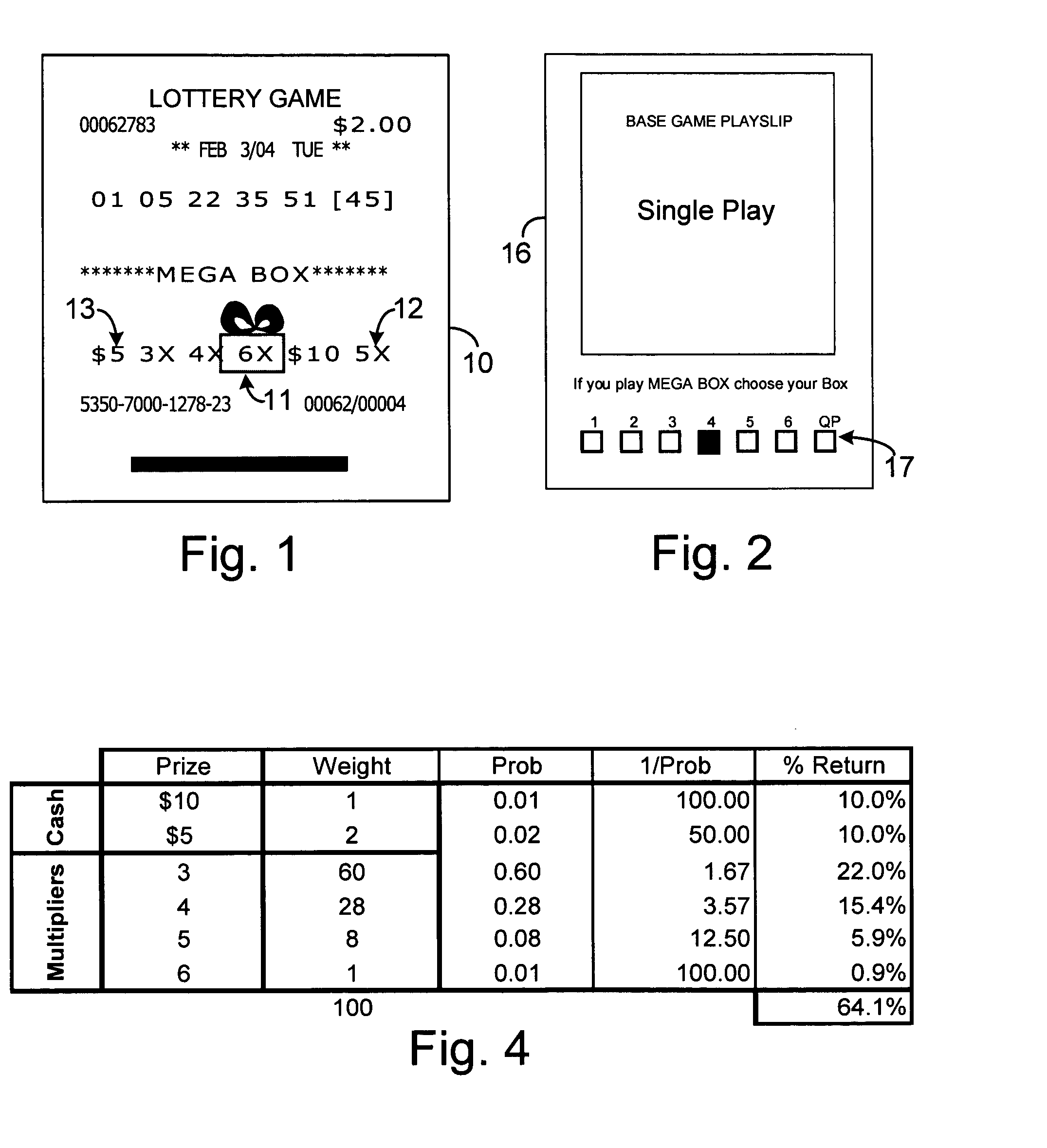 Lottery game having secondary game with multiplier and second payout