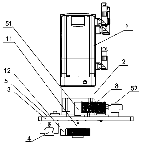 Gear and rack floating clearance transmission device and gear and rack transmission device