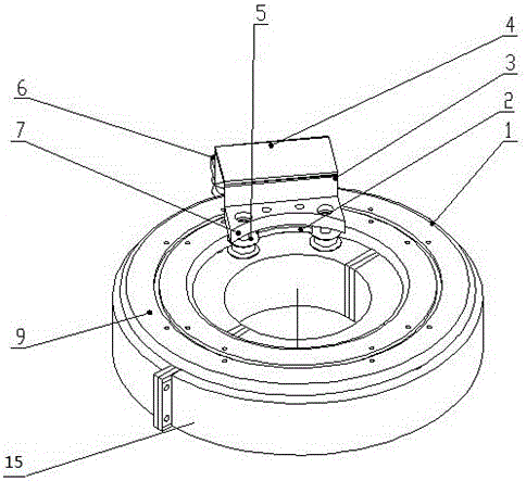 Contact type uninterruptible power supply device for on-line detection equipment of reducer power