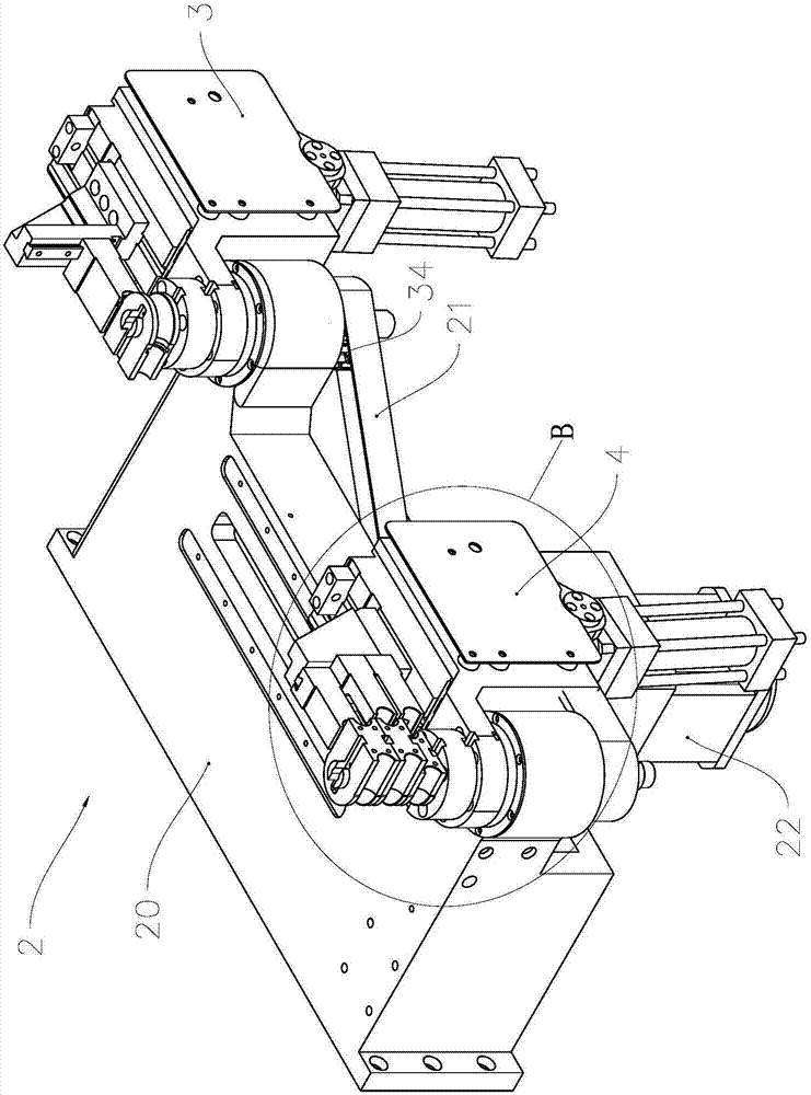 Leftward and rightward double-bending type numerical-controlled pipe bending machine