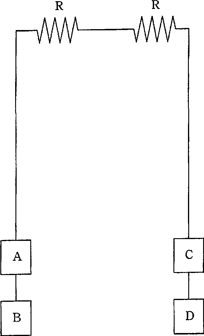 LCD module and method for measuring contact electric impedance between circuit boards therein