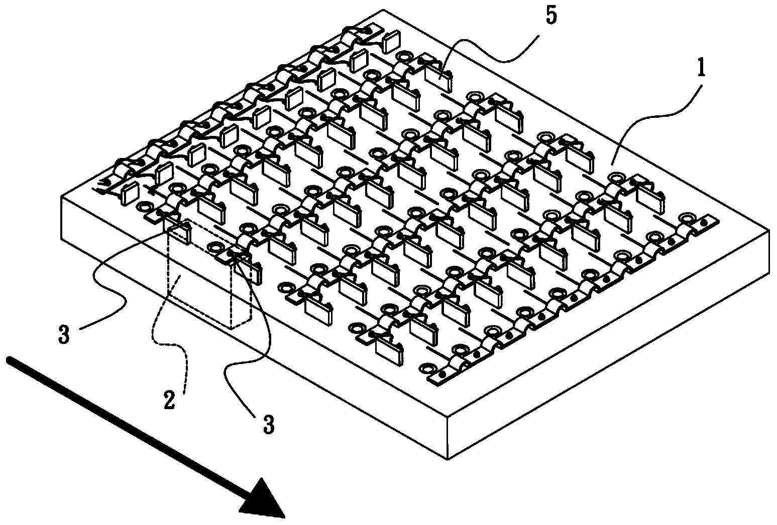 Fuse component provided with linking and buffering structure and power module provided with fuse