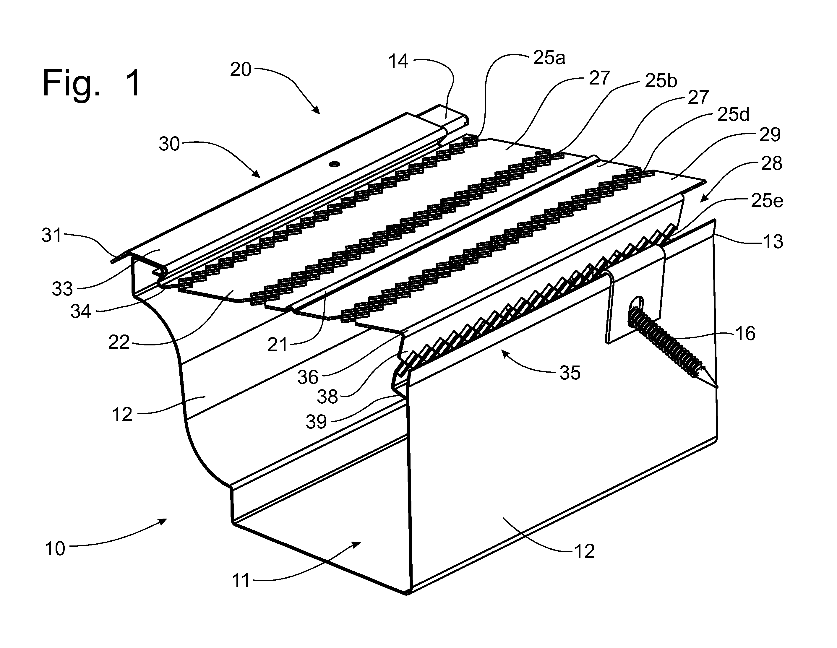 Expanded metal gutter cover and method of installation