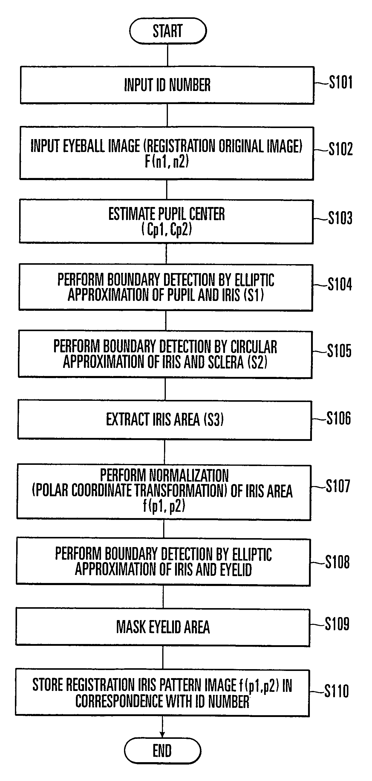 Iris authentication apparatus