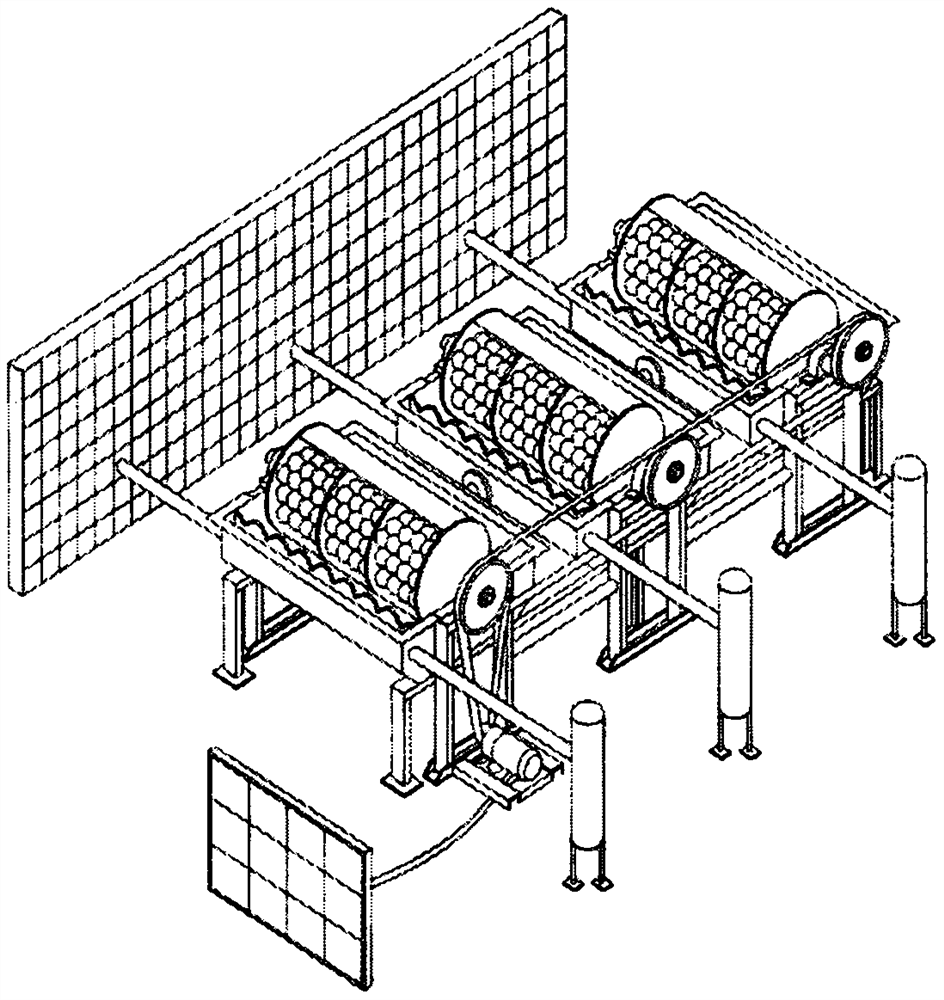 Biological embedding integrated sewage treatment equipment