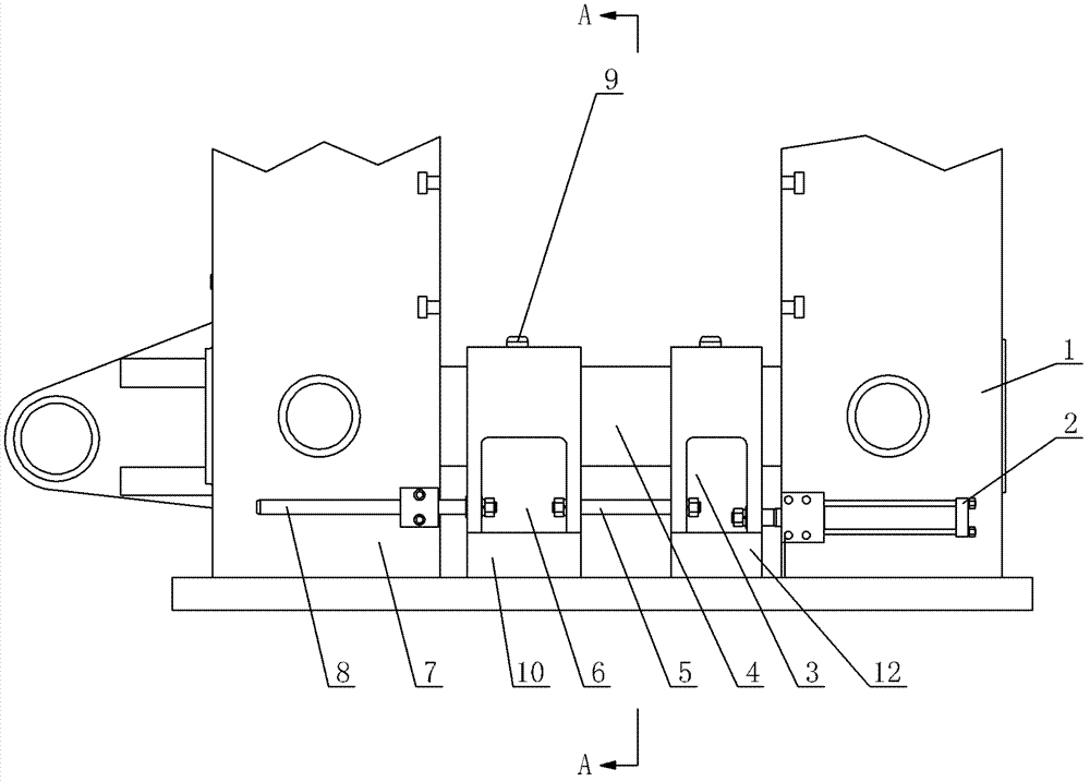 Die exchange device for die casting machine