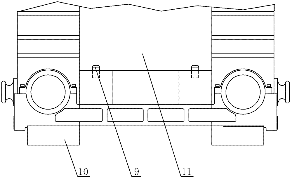 Die exchange device for die casting machine