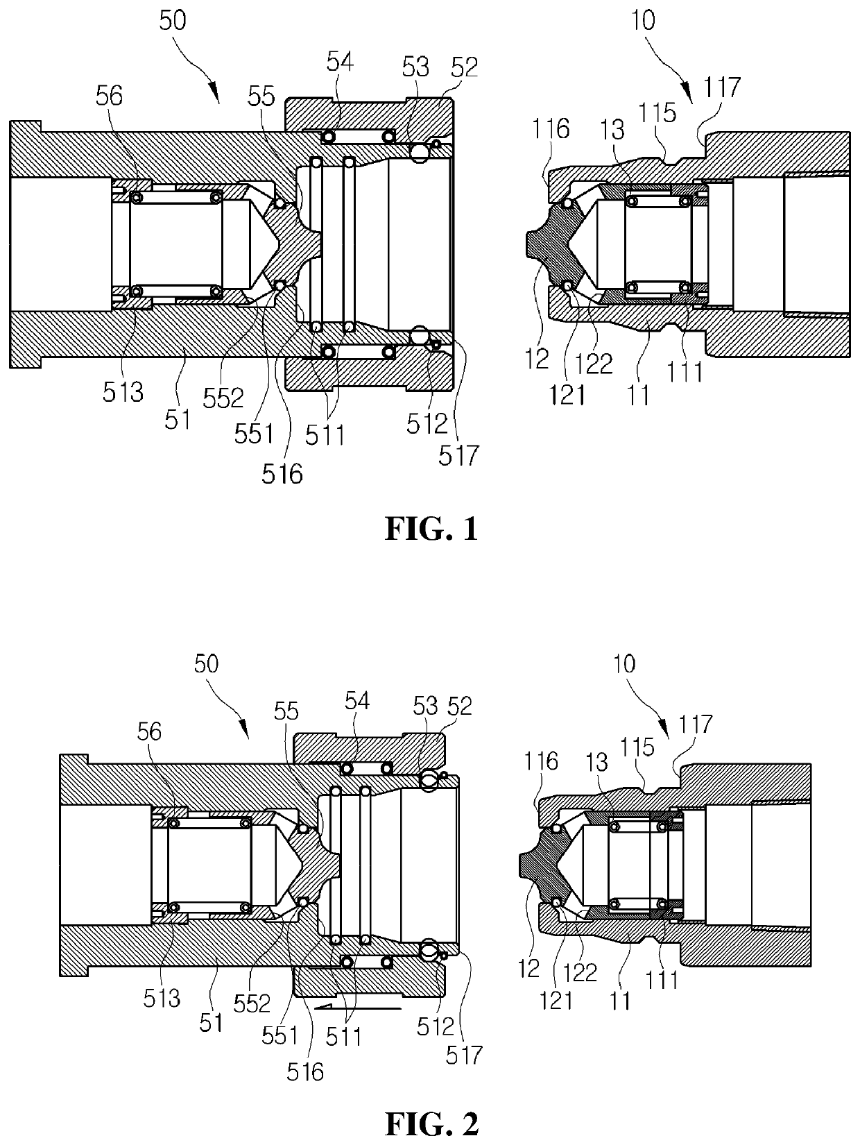 Coupler cap and quick coupler having the same