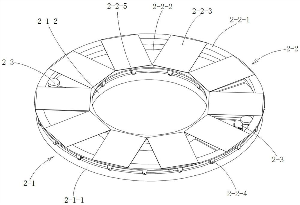 An independent rotating multi-ring disc three-dimensional parking device