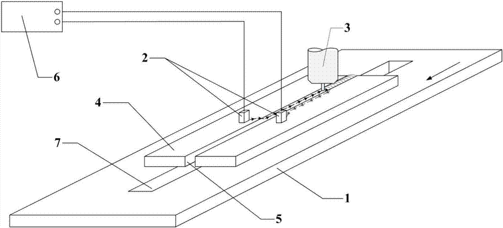 High frequency-electric arc composite welding method