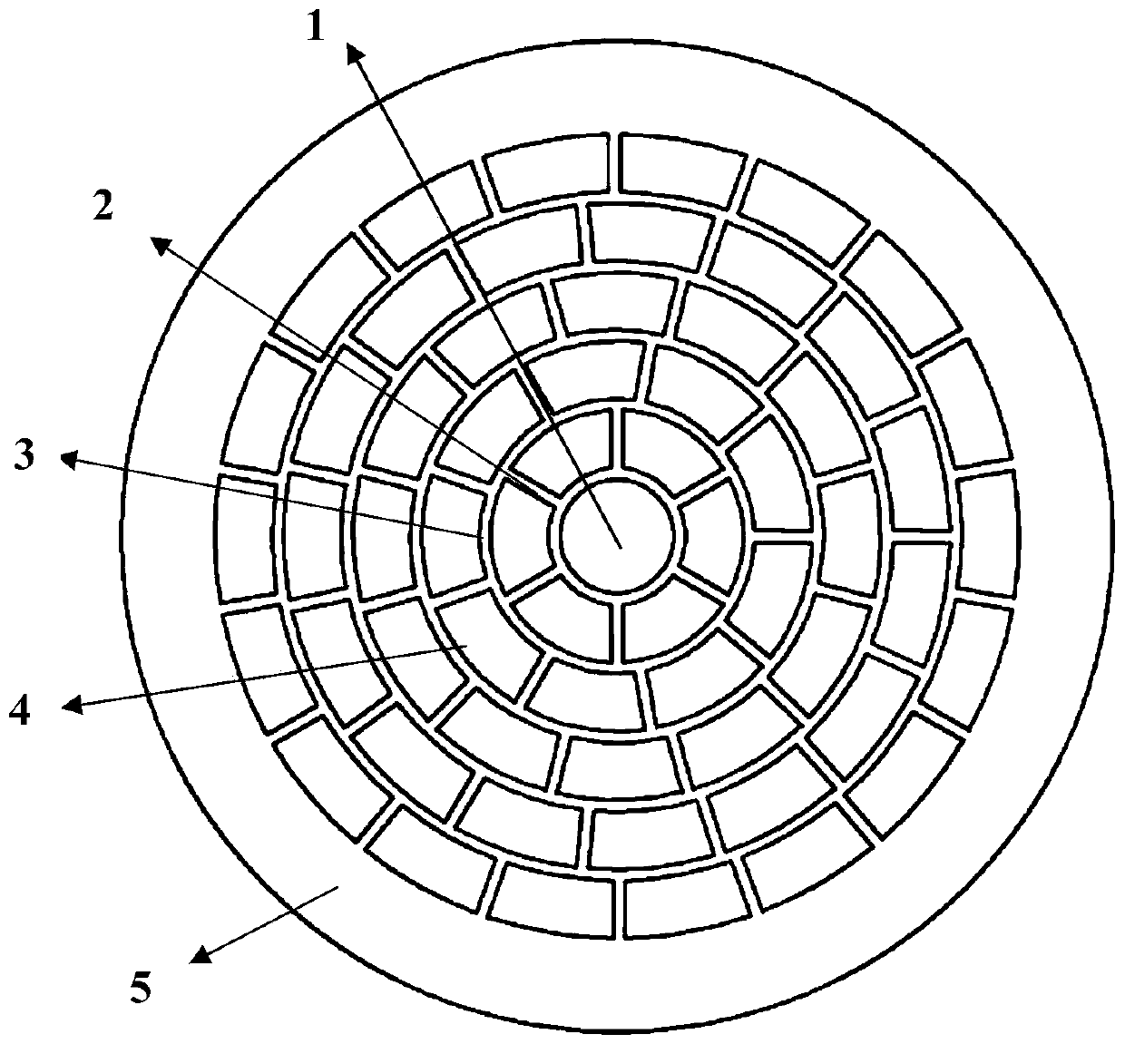 Mismatched type flexible anti-stabbing material and preparation method thereof