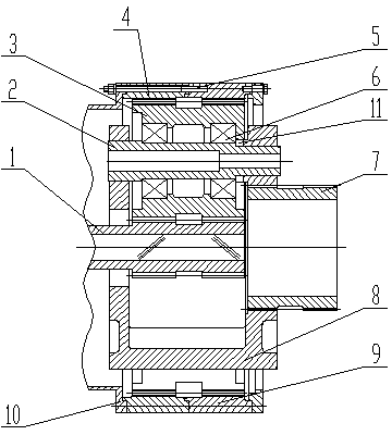 Herringbone-tooth planet gearbox