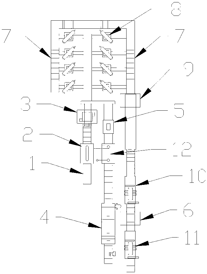 A fully automatic stone brick production line and its production process