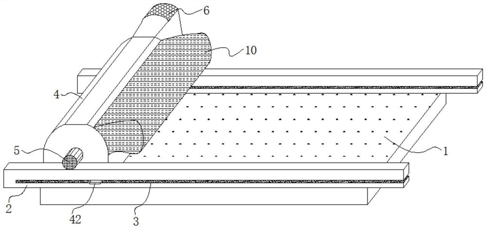 Solar photovoltaic panel dust removal device for sand and dust land