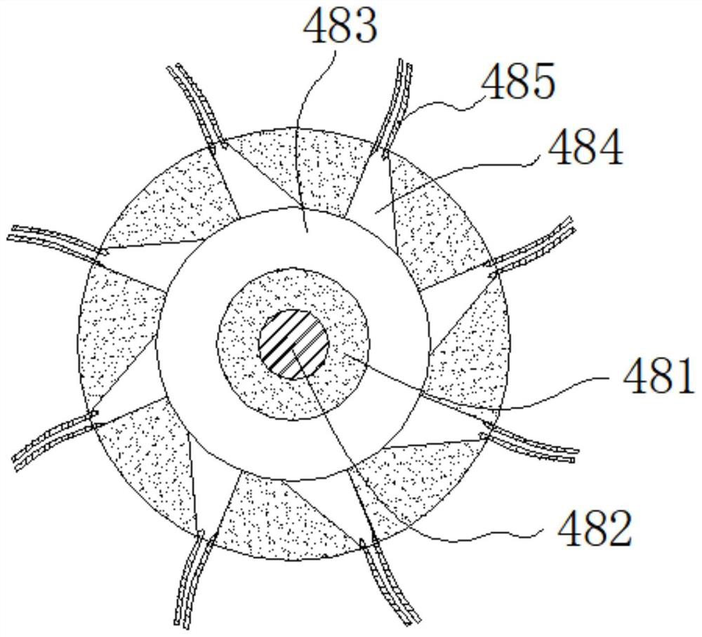 Solar photovoltaic panel dust removal device for sand and dust land