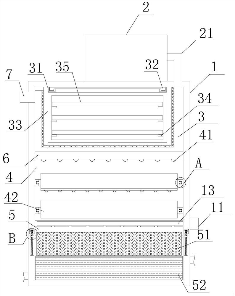 Disinfection storage box for nursing examination appliances