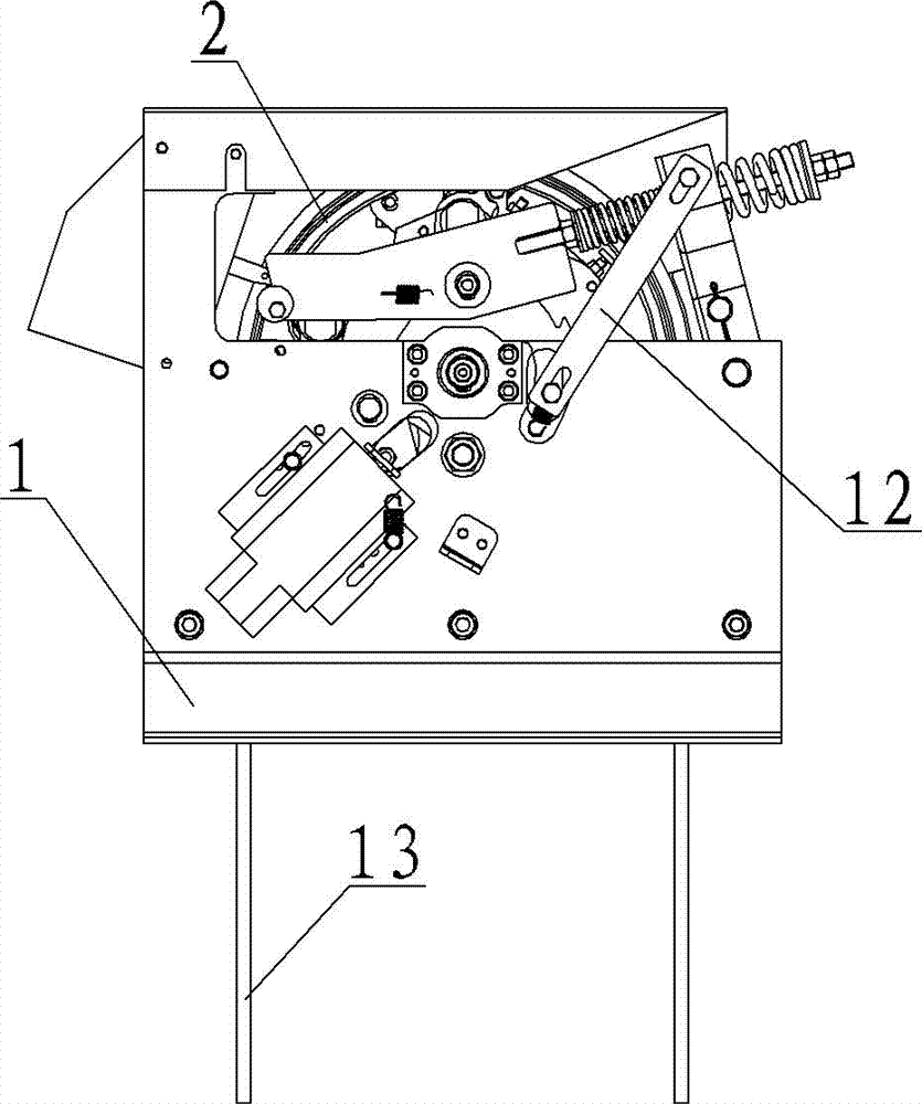 Bidirectional machine-room-free speed limiter of single brake pressing-plate device