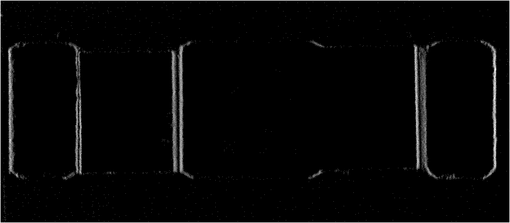 Optical detection-based E type magnet sorting method