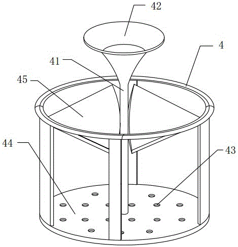 Glass cigarette ash cup provided with fortune ball