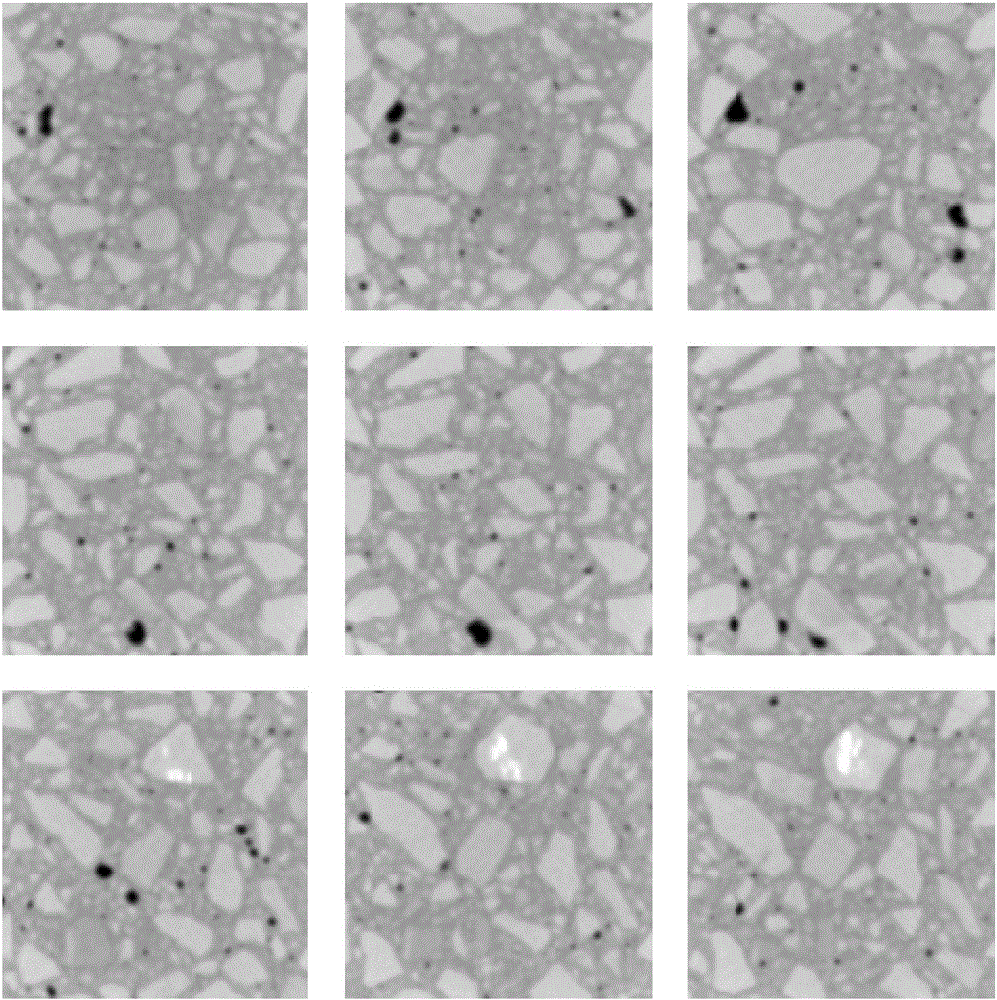 Concrete microscopic three-phase structure visualization method based on 3D printing technology