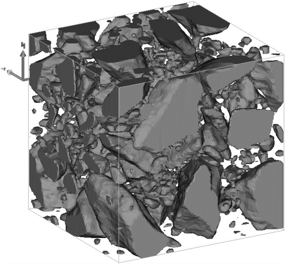 Concrete microscopic three-phase structure visualization method based on 3D printing technology