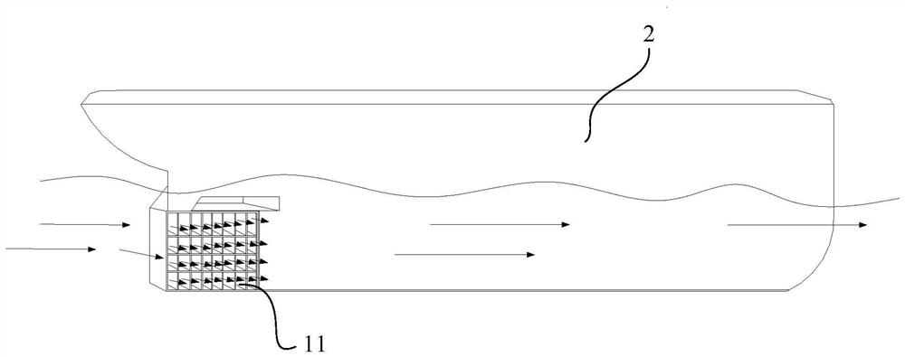 A fluid shunt drag reducer