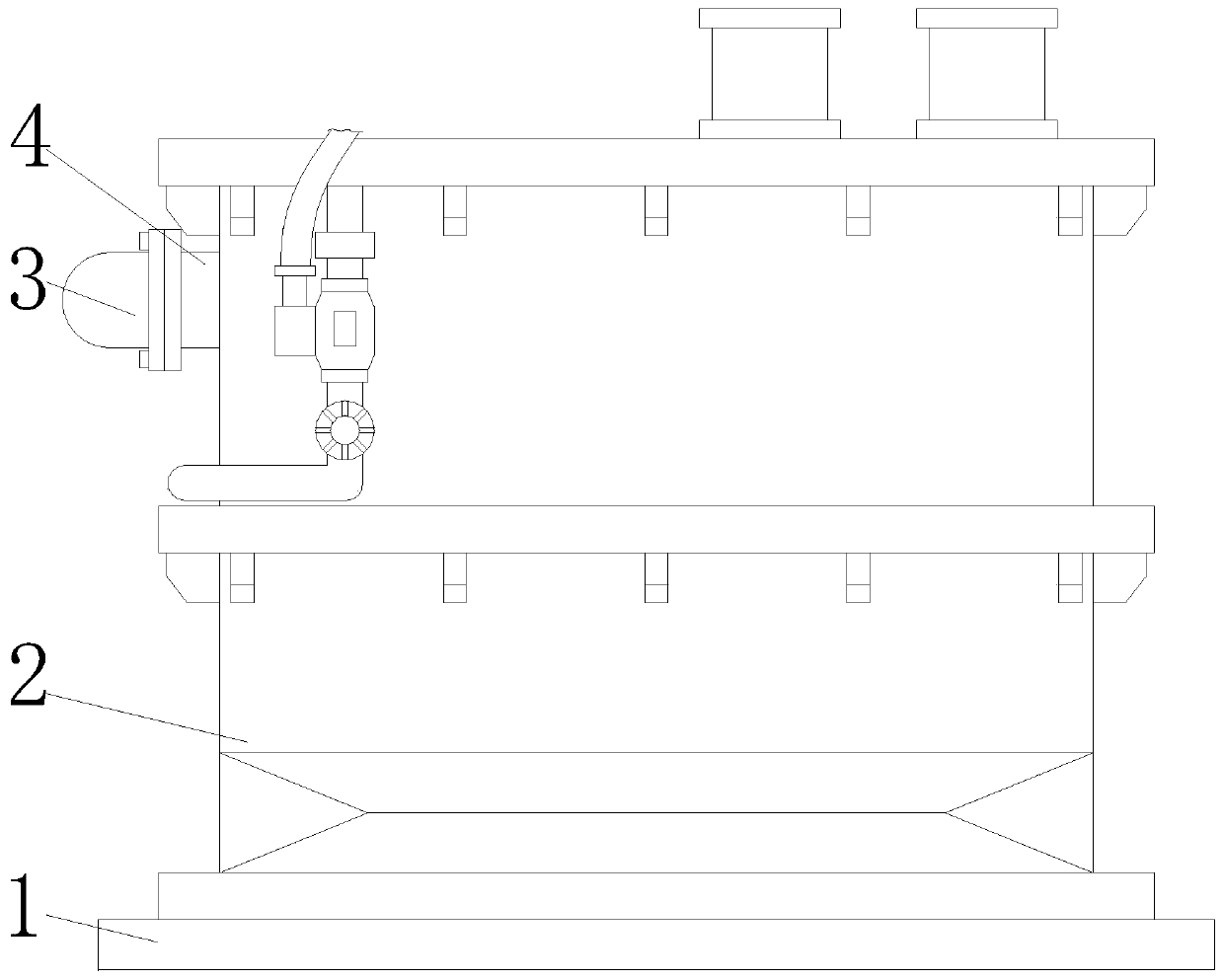 Agricultural green environmentally-friendly type fertilizer treatment equipment