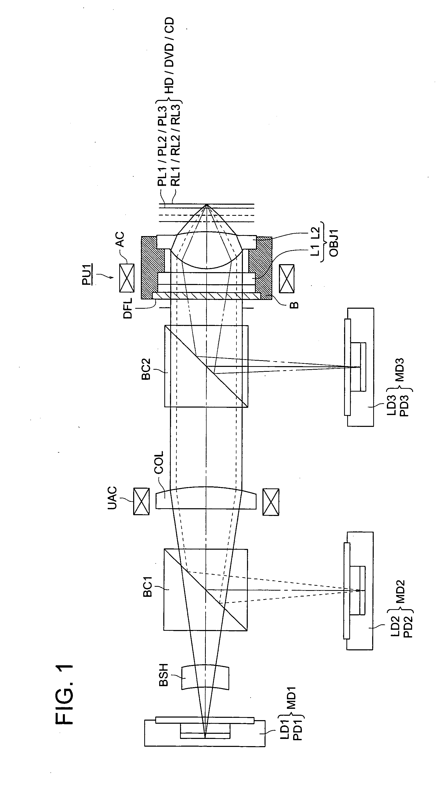 Optical element, optical pickup device and optical information recording and reproducing apparatus