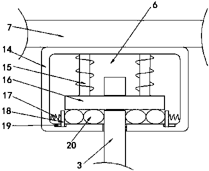 Novel air shield dam limiting suppression band