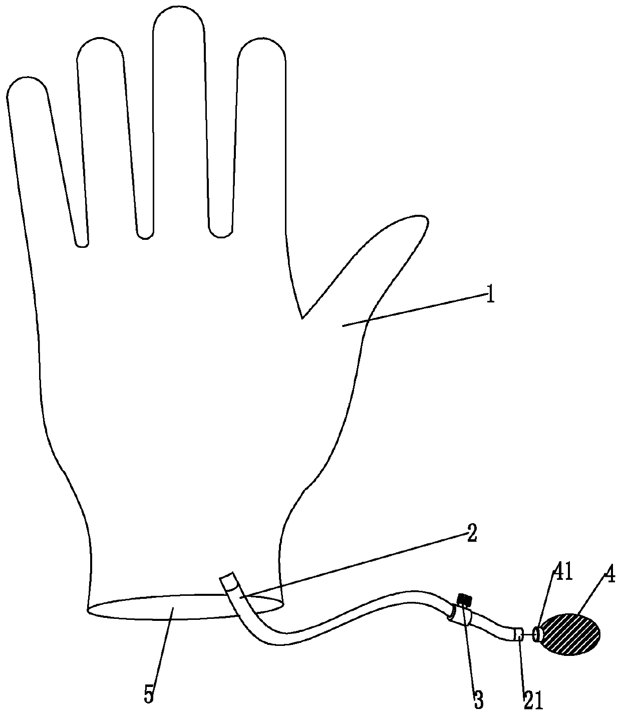 Hand detumescence pressure sleeve