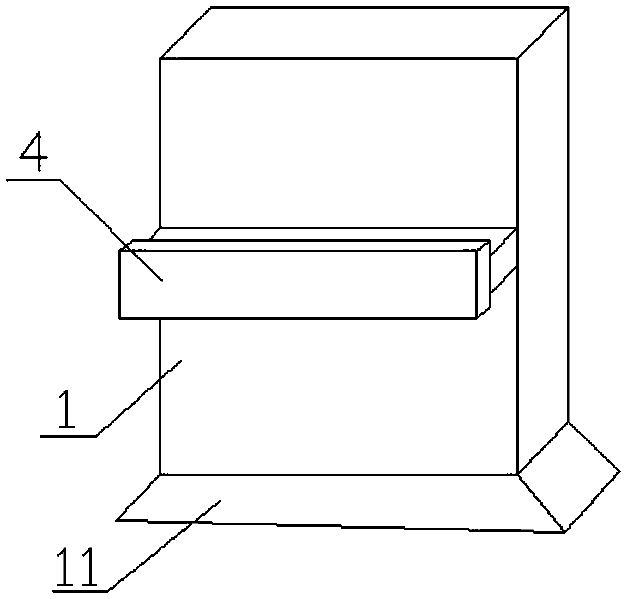 Adhesive sticking device