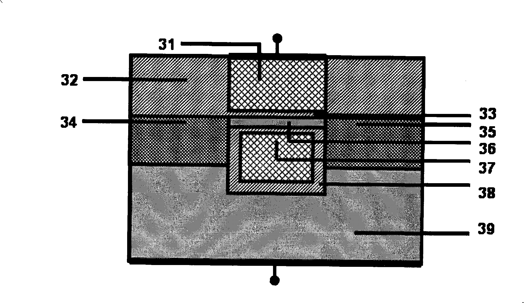 Production method of bulk silicon nano line transistor device