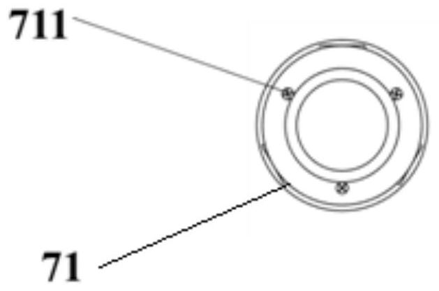 Coal seam ultrasonic activation staged fracturing device