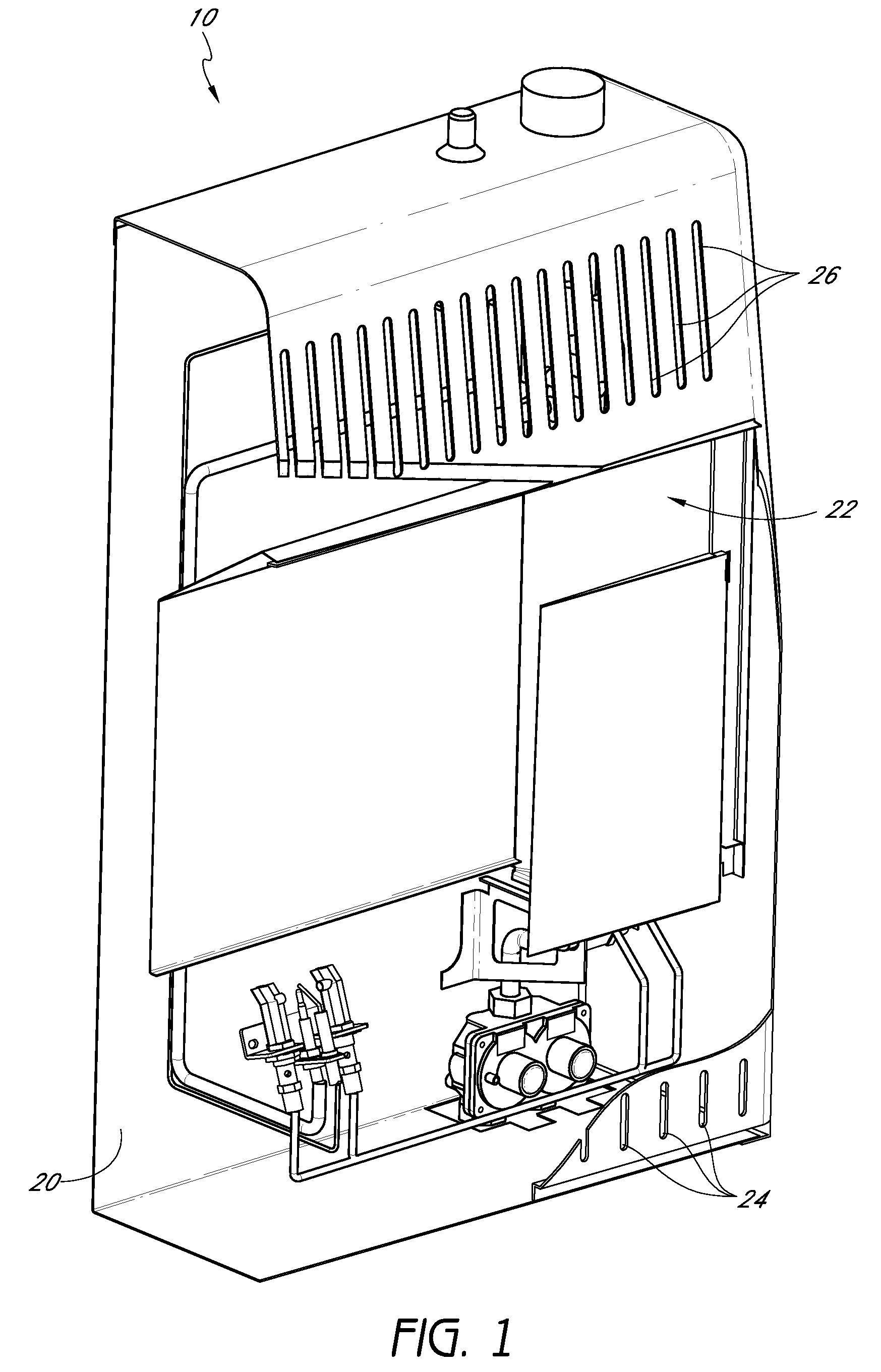 Control valves for heaters and fireplace devices