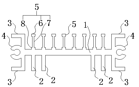 High-performance aluminum section radiator