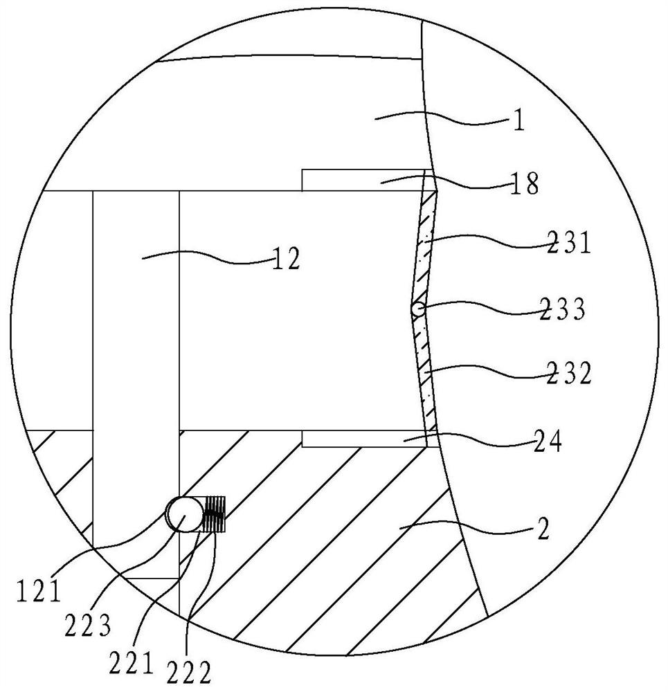 A clothing model with adjustable body size