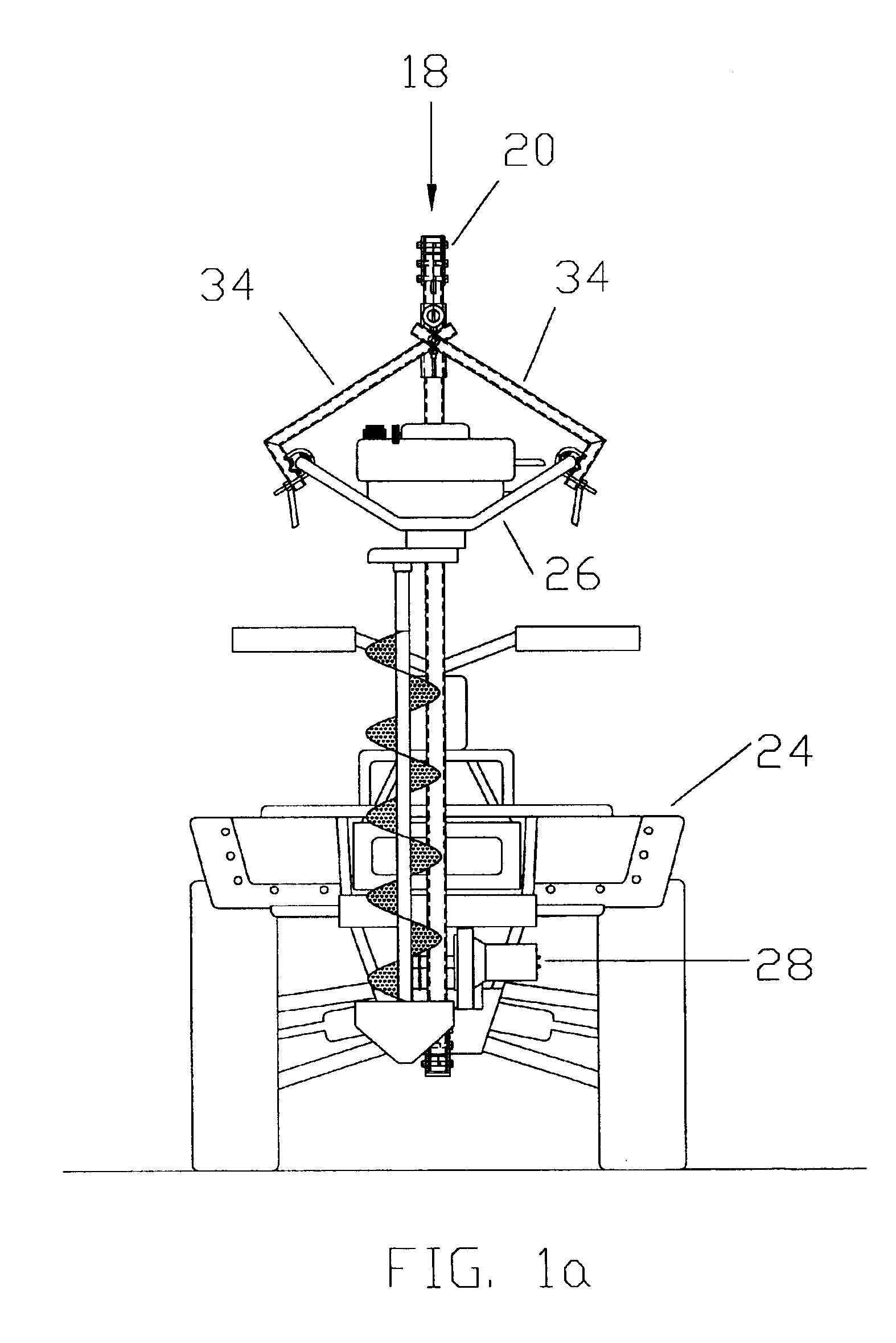 Auger/vehicle interface jig