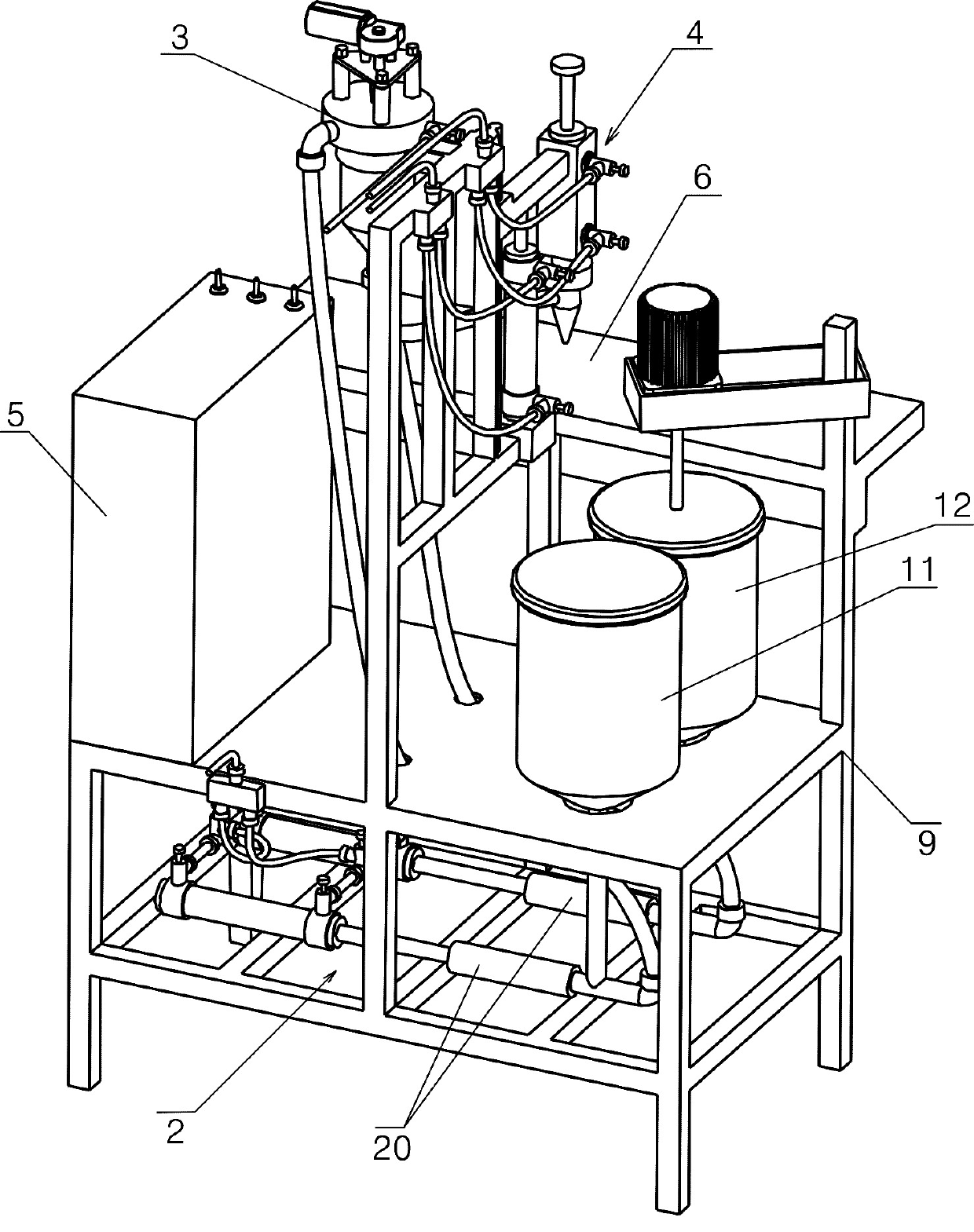 Integrated LED (Light-emitting Diode) sealing machine