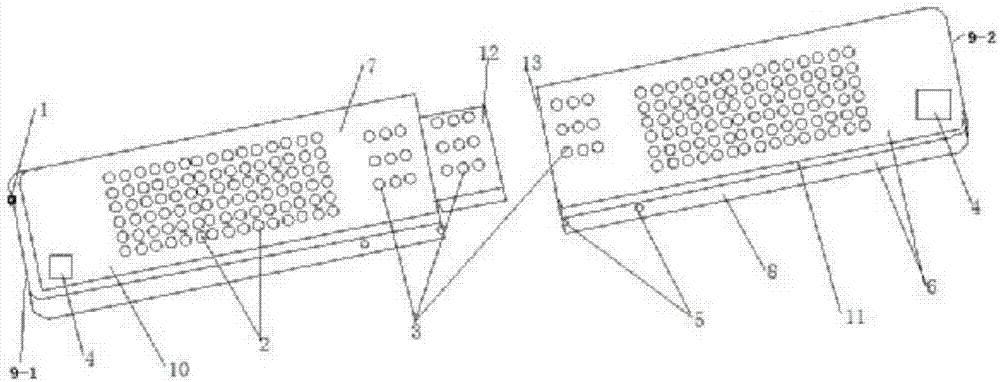 Detachable skin-outer minimally invasive pedicle screw navigation device in combination with perspective