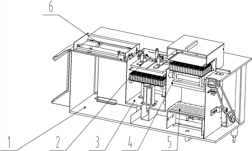 On-line cleaning device for medicinal full-tray phials